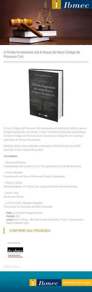 Lançamento Livro IBMEC